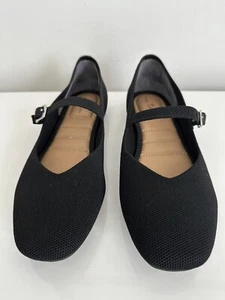 ME TOO SERENITY 15 Knit FLATS Women’s Ballet Mary Jane Black Size 10 M - Picture 1 of 10