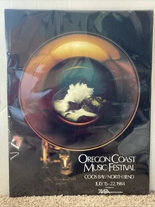 Original Oregon Coast Music Festival Coos Bay/North Bend Poster 1984 unbenutzt - Bild 1 von 6