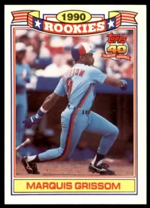 1991 Topps Commemorative #10 Marquis Grissom Rookie - Imagen 1 de 12