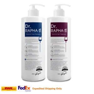 Dr. Rapha-R Beers Scalp Care Intensive Hair Shampoo & Treatment 1000ml Set - Picture 1 of 4
