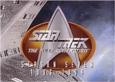 Star Trek THE NEXT GENERATION SEASON 7  SEASON SEVEN  BASE / BASIC SET 103 CARDS - Image 1 of 3