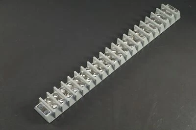 38TB20 Marco Terminal Block 20 Position 9.547" x 1-1/8" Gray A-A-59125/2 Spec - Image 1 of 3