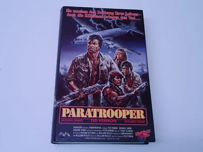 Paratrooper 1988 VHS German PAL Highlight Video Hartbox Ted Vernon Scarecrows - Bild 1 von 4
