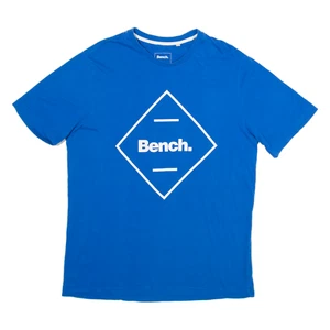 BENCH Mens T-Shirt Blue L - Picture 1 of 6