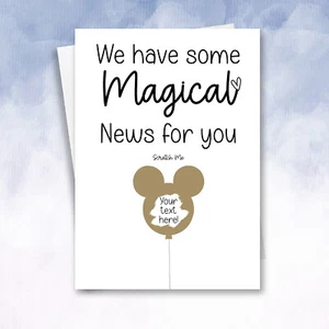 Disney Globo Rascador Embarazo Revelar Abuelo Regalo Tía o Tío - Imagen 1 de 7
