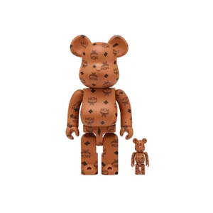 Be@rbrick Bearbrick x MCM 100% 400% Set Brown - Picture 1 of 6
