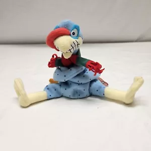 1998 Vintage New Meanies Shocking Stuffer Cold Turkey Beanie Plush With Tags Toy - Picture 1 of 12