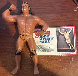 Vintage TitanSports 1984 Jimmy Snuka LJN WWF 8" Figure w/Bio Card Playwear - Picture 1 of 7