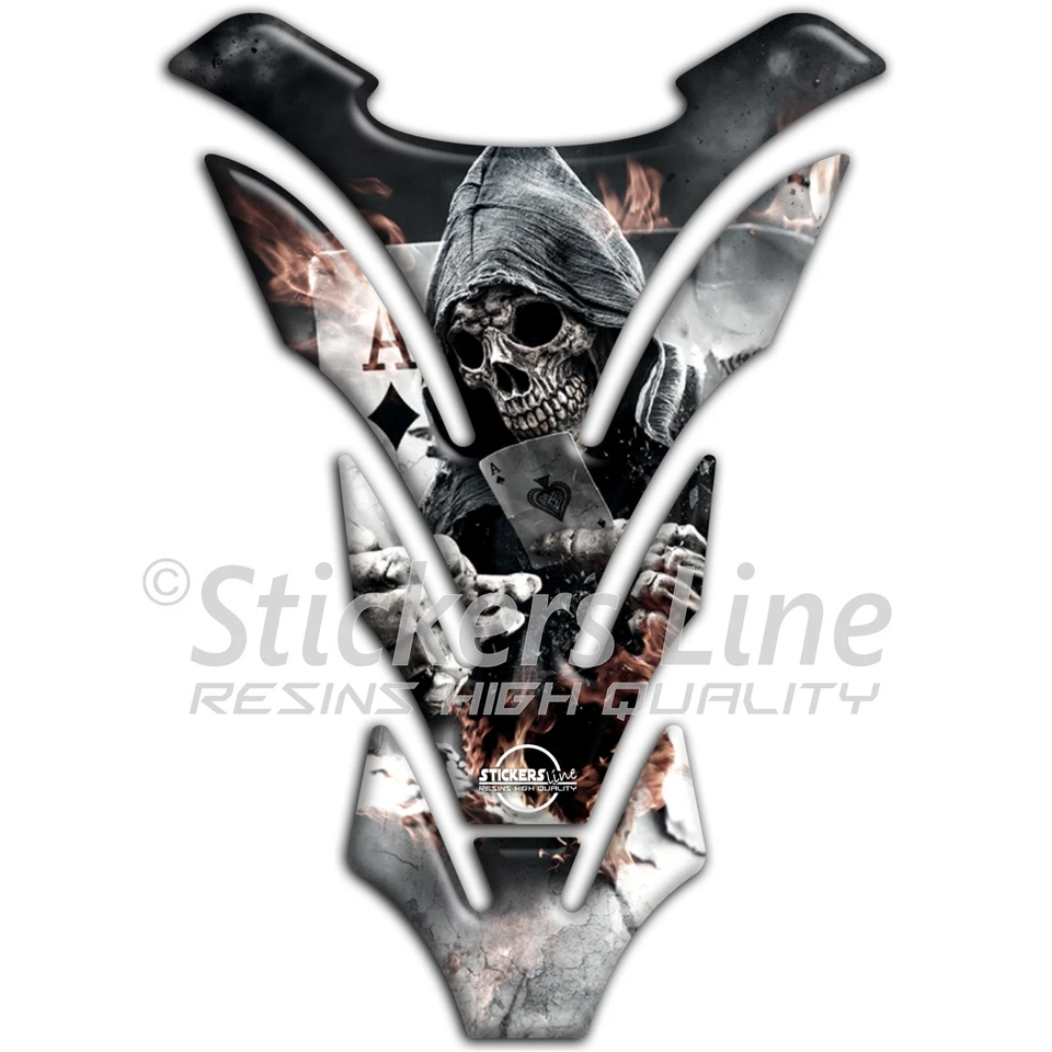 SENZA MARCA Paraserbatoio adesivo Harley Bmw Honda Suzuki Yamaha Kawasaki Tank Pad X#11