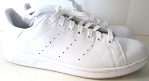 Adidas Stan Smith Prime Green Triple White Mens size 10 Sneakers Shoes low tops - Picture 1 of 10