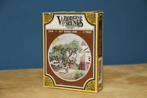 Woodland Scenics HO #TK 18 2 3,5" alberi a doppia forcella con fogliame non assemblato NOS - Foto 1 di 1