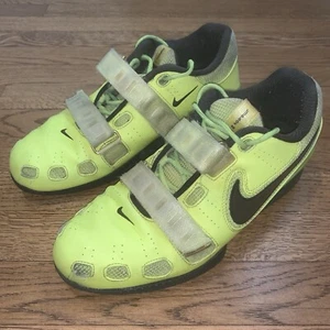 Nike Romaleos 2 Weightlifting Shoes Mens Size 11 Volt Green Black 476927-730 - Picture 1 of 6