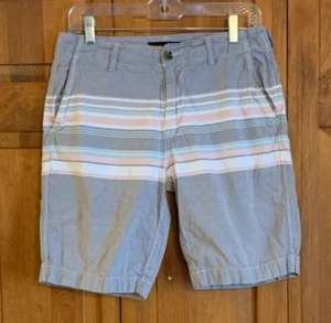 Men's Aeropostale Striped 4-Pocket Cotton Shorts Tag Size 30 - Picture 1 of 4