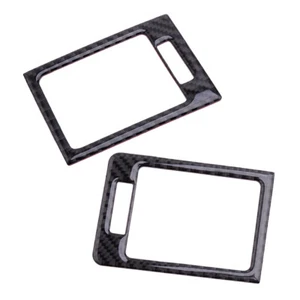 2pcs Carbon Fiber Air Vent Outlet Cover Trim fit for Mercedes C Class W204 07-10 - Picture 1 of 5