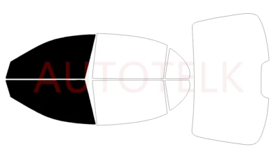 Película precortada ventanas delanteras de 2 puertas cualquier pantalla de tinte para Suzuki Verona 2004-2007 Foto 1 de 4