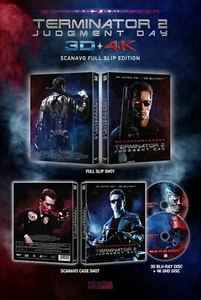 Terminator 2 : Judgment Day 4K & 3D Blu-ray [Korea Edition, Slip Cover, 2Discs] - Picture 1 of 6