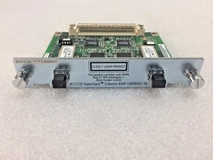 3c17132 3Com SS3 Schalter 4300 1000B-SX Dual-Port Modul - 90 Tage Rtb Garantie - Bild 1 von 4