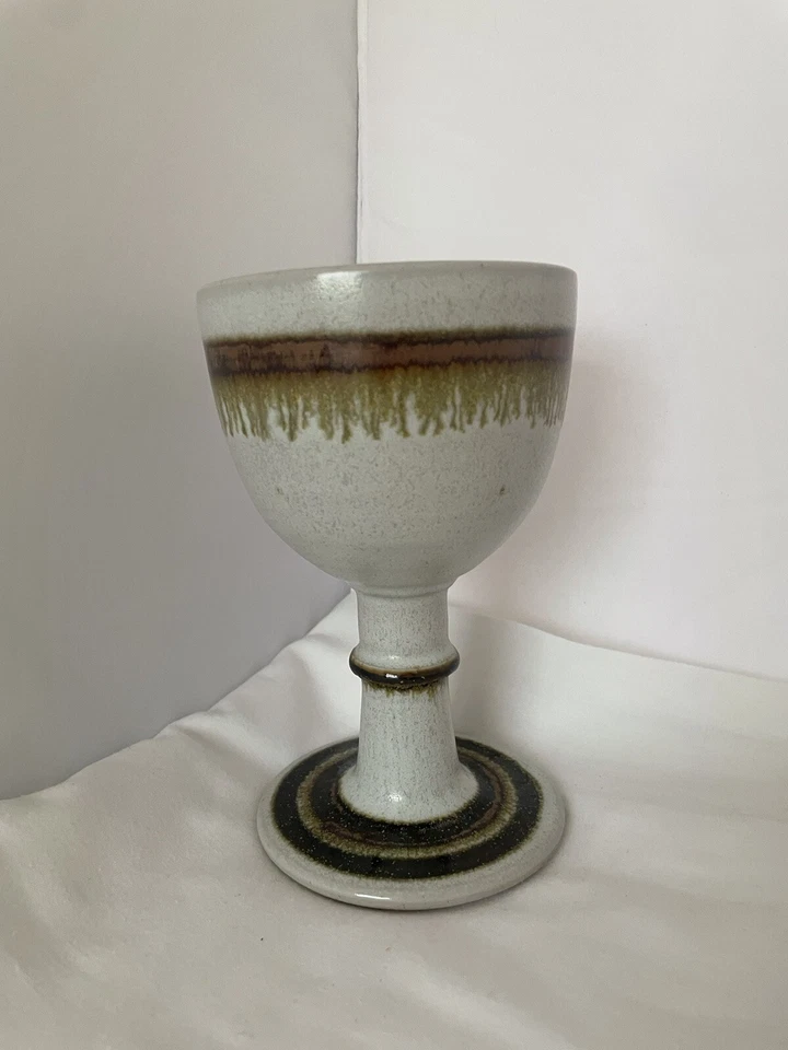 Cerámica Elkesley, Chris Aston, cáliz de cerámica, marcado a base Foto 1 de 1