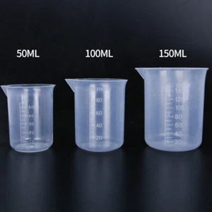 100 Ml/250 Ml/500 Ml/1000 Ml Messbecher Mit Visueller Skala Testgerät æ - Picture 1 of 23