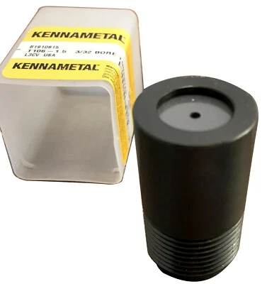 Tungsten Carbide Sandblaster Nozzle Tip Kennametal T106, Replaces Clemco CT Tip