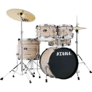 Tama Imperialstar 5pc Complete Kit w/18 Bass Drum Natural Zebrawood Wrap - Picture 1 of 3