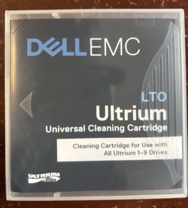 New DELL EMC LTO Ultrium Cleaning Cartridge for All Ultrium 1-9 Drives, 01X024 - Photo 1/3