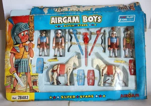 RARE AIRGAM BOYS ROMAN SOLDIERS SET PYROPLAST GREEK 80'S GREECE SPAIN NEW ! - Picture 1 of 9