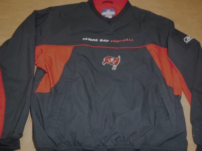 TAMPA BAY BUCCANEERS TEAM ISSUE ON FIELD PULLOVER POLYESTER JACKET SIZE LARGE - Image 1 of 4