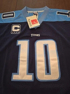Tennessee Titans #10 Vince Young Reebok Jersey - Size 50, New - Picture 1 of 10