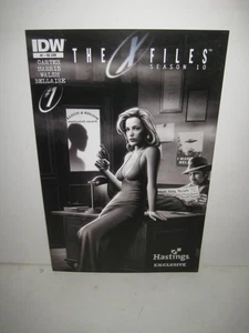 THE X-FILES Season 10 #1 - HASTINGS Exclusive Scully RE Variant (IDW, 2013) - Picture 1 of 6