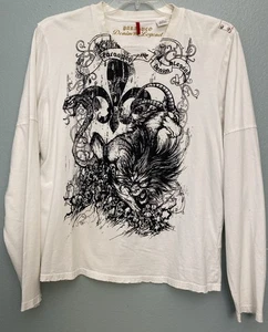Denim & Legend T Shirt Donna XL/TG Snarling Lion, Serpente, Capra, Teschi, LEGGI - Foto 1 di 16