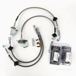 Russell 692210 Stainless Steel Braided Brake Line Hose Kit Pontiac G8 GT 2008-09 - Bild 1 von 11