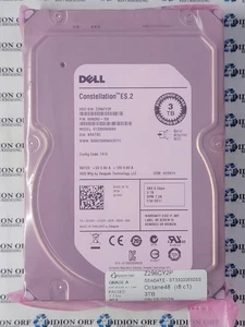 DELL SEAGATE 3TB 3.5" SAS HDD 7200 RPM ST33000650SS, GRADE A, SKU 20211 - Picture 1 of 2