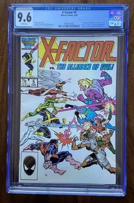 X-Factor #5 (1986) CGC 9.6 🗝️ 1st Apocalypse 🔥🔥🔥🔥🔥🔥 - Image 1 of 4