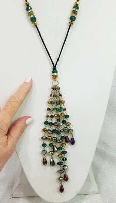 Collar Largo 26" Colgante Flecos Tono Oro Oro Oro Oro Oro Oro Oro Oro Oro Oro Oro Oro Foto 1 de 4