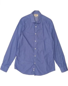 Camisa PENGUIN Para Hombres Heritage Fit Patrón Abstracto Talla 16 Grande Azul CR04 - Imagen 1 de 3