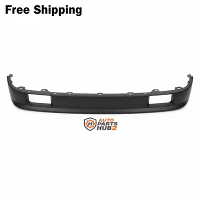 NEW FRONT BUMPER LOWER VALANCE WITH FOG HOLE FOR 1982-1993 S10 BLAZER S15 JIMMY - Image 1 of 2