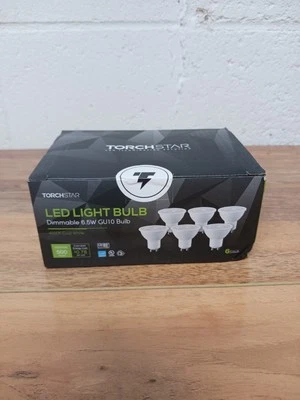 TorchStar Led Illumination Solution Dimmable 6.5W GU10 Led Light Bulb6 pack - Image 1 of 4