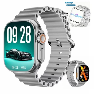 2025 Smart Watch Men/Women Waterproof Smartwatch Bluetooth For phones us - Image 1 of 4