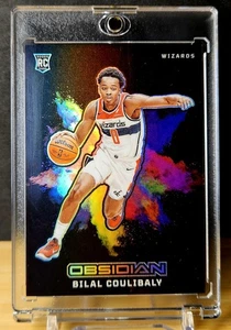 2023-24 Bilal Coulibaly Panini Obsidian Color Blast Black Prizm Rookie RC SSP  - Picture 1 of 5