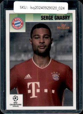 2021 Topps FC Bayern Munchen Serge Gnabry /99 Pink 019 - Image 1 of 2