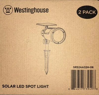 ¡¡NUEVO!! Foco LED solar Westinghouse 2pk 3,7 voltios con linterna multifunción Foto 1 de 2