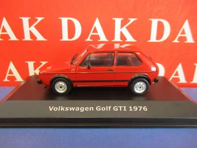 Die cast 1/43 Modellino Auto Volkswagen Golf MKI GTI rosso - Immagine 1 di 4