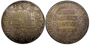 Alemania BRUNSWICK-WOLFENBUTTEL Heinrich Julius Plata 1597 Taler XF Dav-9091 (7) - Imagen 1 de 3