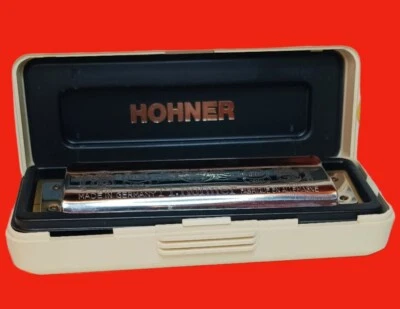 M. Hohner Alemania Banda Marina Nº Llave armónica G 1896 ~ en caja original Foto 1 de 4