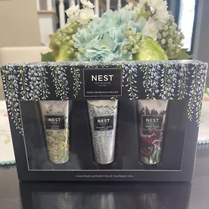 NEST Fragrances NY hand cream Discovery Set Citrine-wisteria Blue-black Tulip - Picture 1 of 4