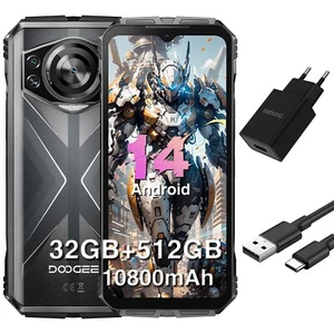 DOOGEE S200X sieć 5G Outdoor Smartphone 32GB + 512GB Android 14 10100mAh Telefon komórkowy - Zdjęcie 1 z 8