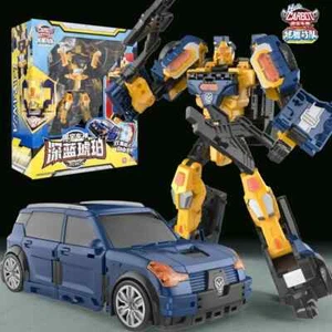 Hello Carbot LARANJA 2-Step Transforming Action Robot Figure Car Vehicle Toy - Picture 1 of 7