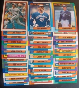 1990 Topps Master Team Set 33/33 +++ Toronto Blue Jays NM/MT 05467 - Bild 1 von 24
