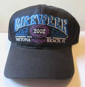 VINTAGE 2002 BIKE WEEK DAYTONA BEACH FL MOTORCYCLE RALLY HEADWEAR CSA HAT CAP - Picture 1 of 3